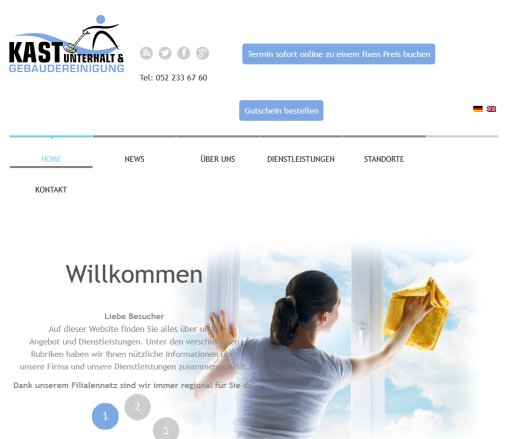 Gebäude  und Unterhaltsreinigung Kast GmbH  Öffnungszeit