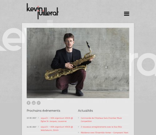 Kevin Juillerat   Saxophoniste et compositeur  Öffnungszeit