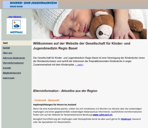 Kinderärzte Regio Basel   Gesellschaft für Kinder  und Jugendmedizin Regio Basel  Öffnungszeit