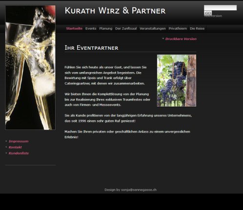 Ihr Eventpartner Kurath Wirz & Partner Öffnungszeit