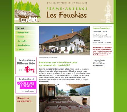 Ferme Auberge Les Fouchies â CourtÃ©telle â Jura   Suisse  Öffnungszeit