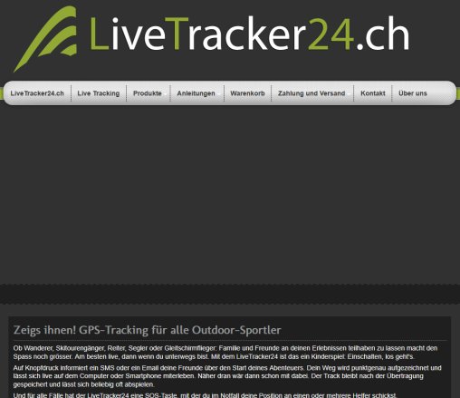LiveTracker24.ch   LiveTracker24.ch c/o Flytec AG Öffnungszeit