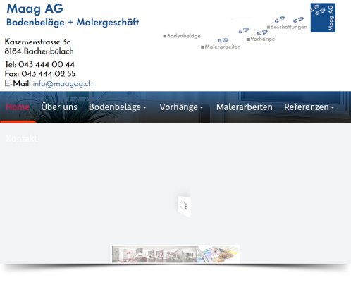 Maag AG  Bodenbeläge und Malergeschäft | maagag.ch  Öffnungszeit