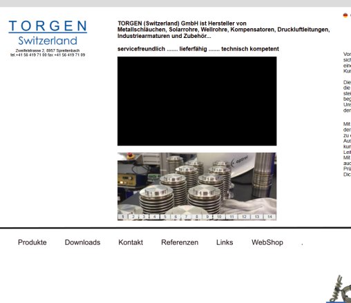 Torgen GmbH  Wellrohre und Kompensatoren  Öffnungszeit