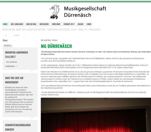 MG Dürrenäsch   Musikgesellschaft Dürrenäsch  Öffnungszeit