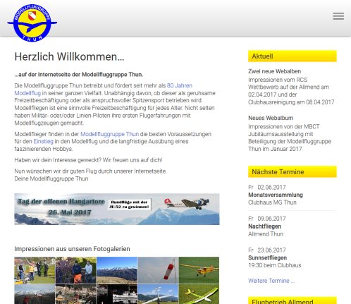 Modellfluggruppe Thun Herzlich Willkommen… Erfahrung Modellfluggruppe Thun Herzlich Willkommen… Öffnungszeit