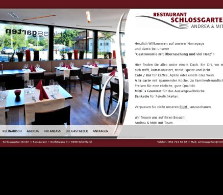 Restaurant Schlossgarten | Andrea Siebörger & Christian Mitterbacher  Öffnungszeit