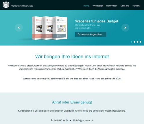 Wir bringen Ihre Ideen ins Internet   Modulus Webservices GmbH  Öffnungszeit