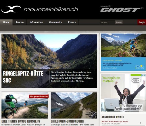 mountainbiker.ch   das schweizer Touren Portal | mountainbiker.ch  Öffnungszeit