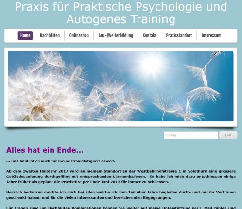 Rita Althaus   Praxis für Prakt. Psychologie und Autogenes Training  Öffnungszeit