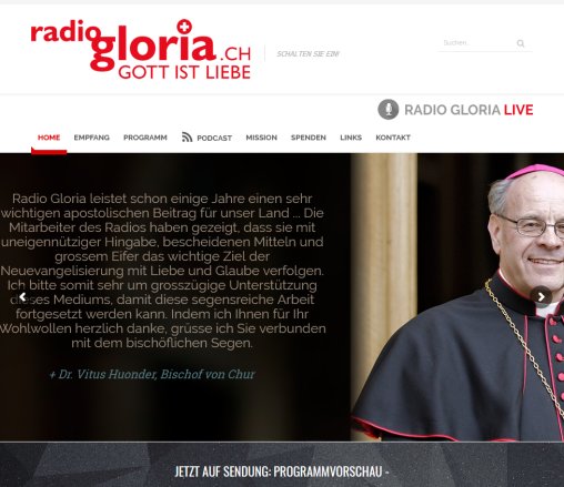 Radio Gloria   Home  Öffnungszeit