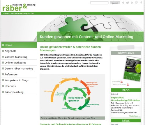 raeber online marketing.ch: Content und Online Marketing Agentur für KMU räber marketing & internet gmbh Öffnungszeit