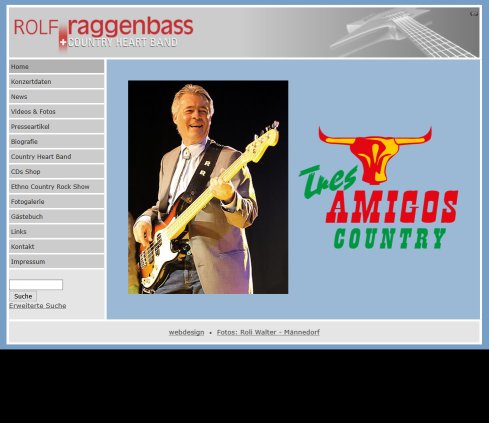 Rolf Raggenbass Country Heart Band  Öffnungszeit