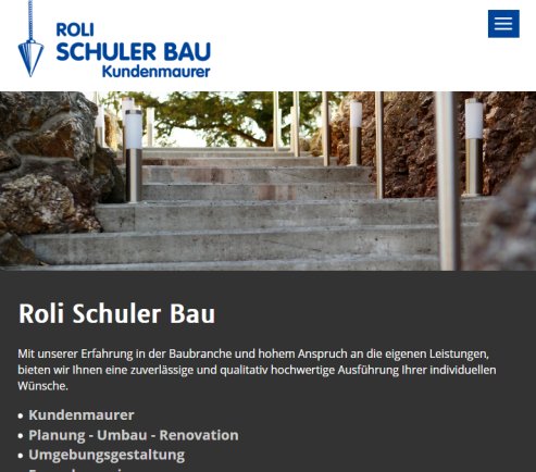 Roli Schuler Baugeschäft  Öffnungszeit