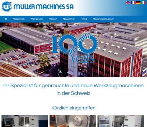 Second hand and new machine tools  Öffnungszeit