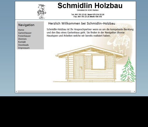 Schmidlin Holzbau  Öffnungszeit