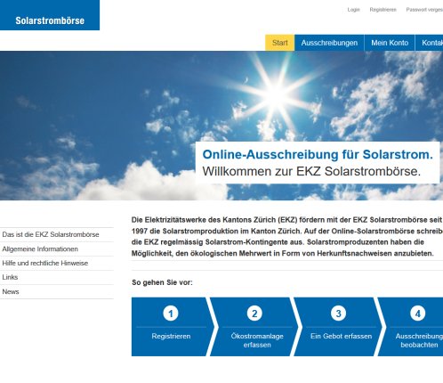 EKZ – Elektrizitätswerke des Kantons Zürich  Öffnungszeit