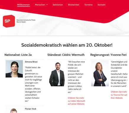 Home: Sozialdemokratische Partei Würenlos  Öffnungszeit