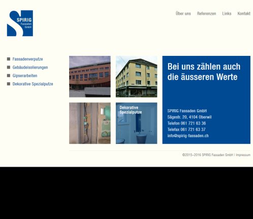 Willkommen bei spirig fassaden.ch SPIRIG Fassaden GmbH Erfahrung Willkommen bei spirig fassaden.ch SPIRIG Fassaden GmbH Öffnungszeit