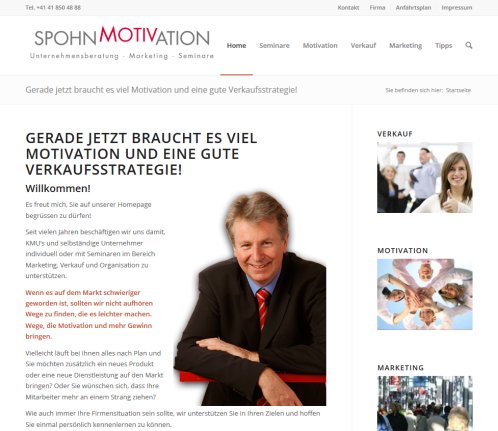 Spohn Motivation   Unternehmensberatung   Marketing   Seminare   Home  Öffnungszeit