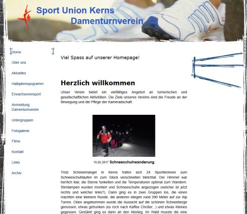 Damenturnverein in Kerns   Sport Union Kerns Damenturnverein  Öffnungszeit