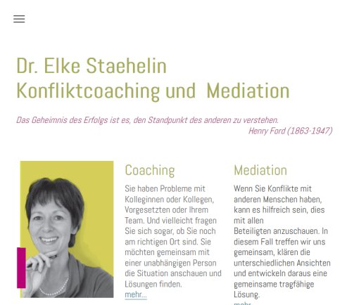 Staehelin Consulting Basel   Coaching Organisationsberatung Mediation Basel  Öffnungszeit