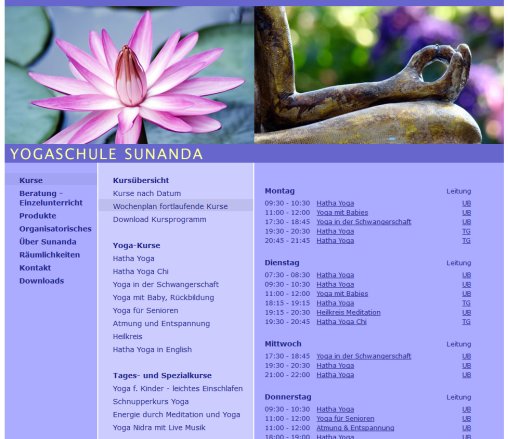 Yogaschule Sunanda  Cham  &Ouml;ffnungszeit