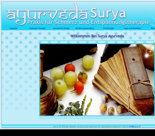 Willkommen bei Surya Ayurveda  Öffnungszeit