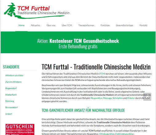 Traditionelle Chinesische Medizin im Kanton Zürich | TCM Furttal  Öffnungszeit