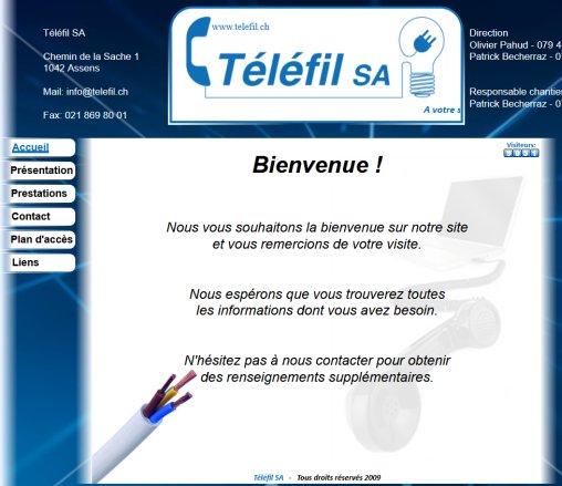 Telefil SA   Accueil  Öffnungszeit