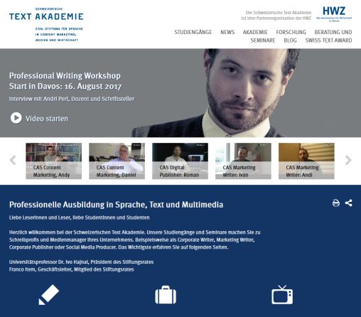Schweizerische Text Akademie: Home SPOT Werbung AG Öffnungszeit