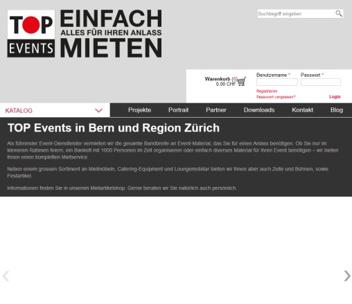 Top Events Bern AG Top Events Bern AG Öffnungszeit