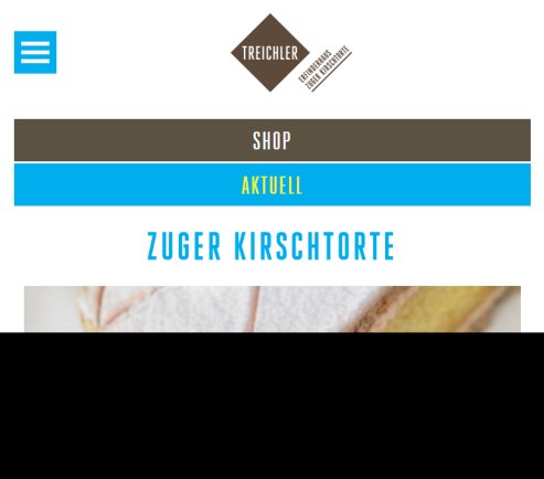 TREICHLER   Erfinderhaus Zuger Kirschtorte  &Ouml;ffnungszeit