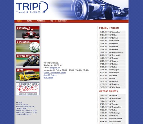 Formel 1 Reisen | Formel 1 Karten | Formel 1 Tickets   Tripi Travel & Tickets  Öffnungszeit