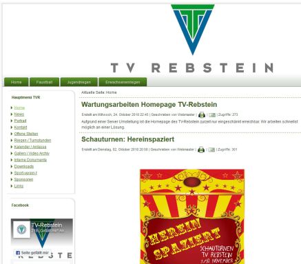 Turnverein TV Rebstein  Öffnungszeit