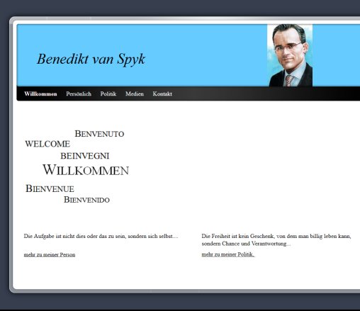 Benedikt van Spyk  Öffnungszeit