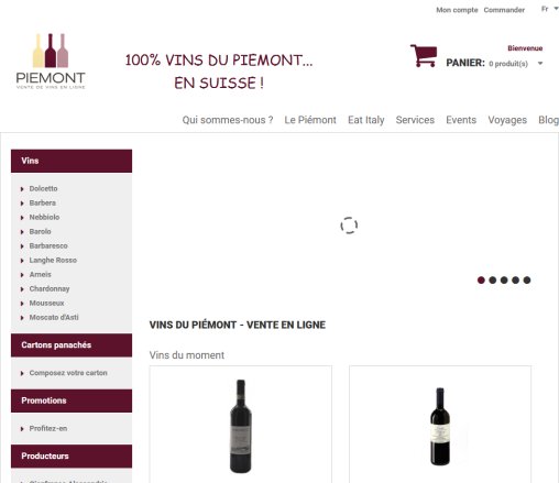 Vin Du Piemont : Home page  Öffnungszeit