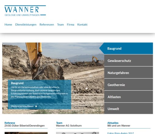 Wanner AG Solothurn Geologie und Umwelt  Öffnungszeit