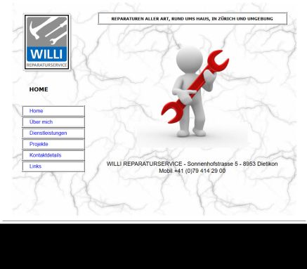 Willi Reparaturservice   Home  Öffnungszeit