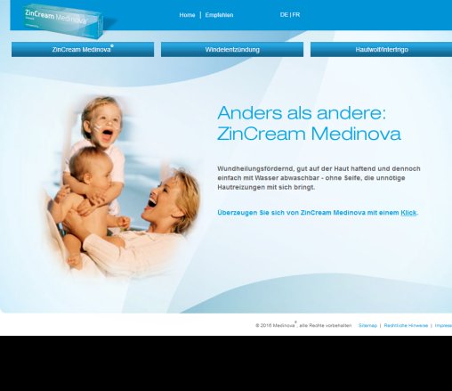 Zincream® Medinova AG Öffnungszeit
