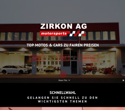 ZIRKON AG motorsports  &Ouml;ffnungszeit