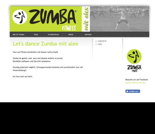 Let's dance Zumba mit alex  Öffnungszeit